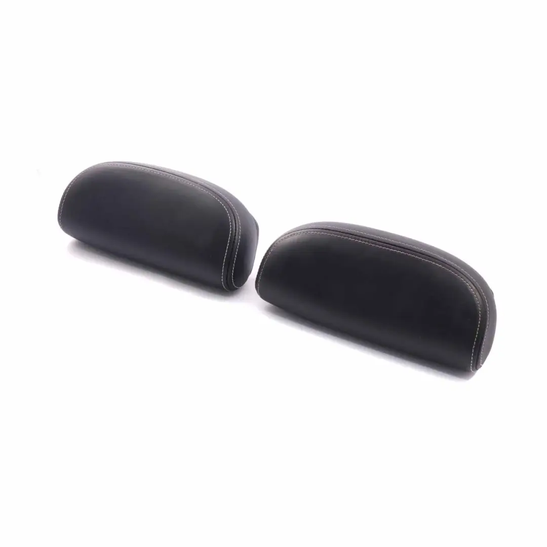 Rear Seat Headrest Mini Cabrio R52 Leather Set Gravity Dark Blue White Seam - SKU 9124717 - Part number 9124717