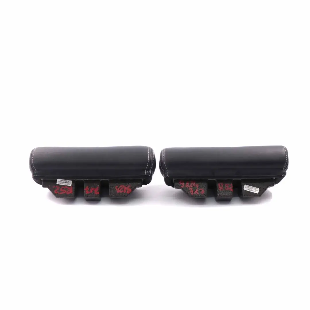 Rear Seat Headrest Mini Cabrio R52 Leather Set Gravity Dark Blue White Seam - SKU 9124717 - Part number 9124717