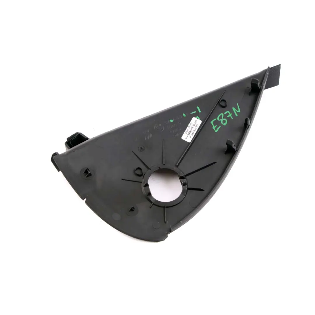  Cache tableau de bord BMW E87N LCI 1 Gauche Embout Noir 9124919 - SKU 9124919-1 - Numéro de pièce 6982531