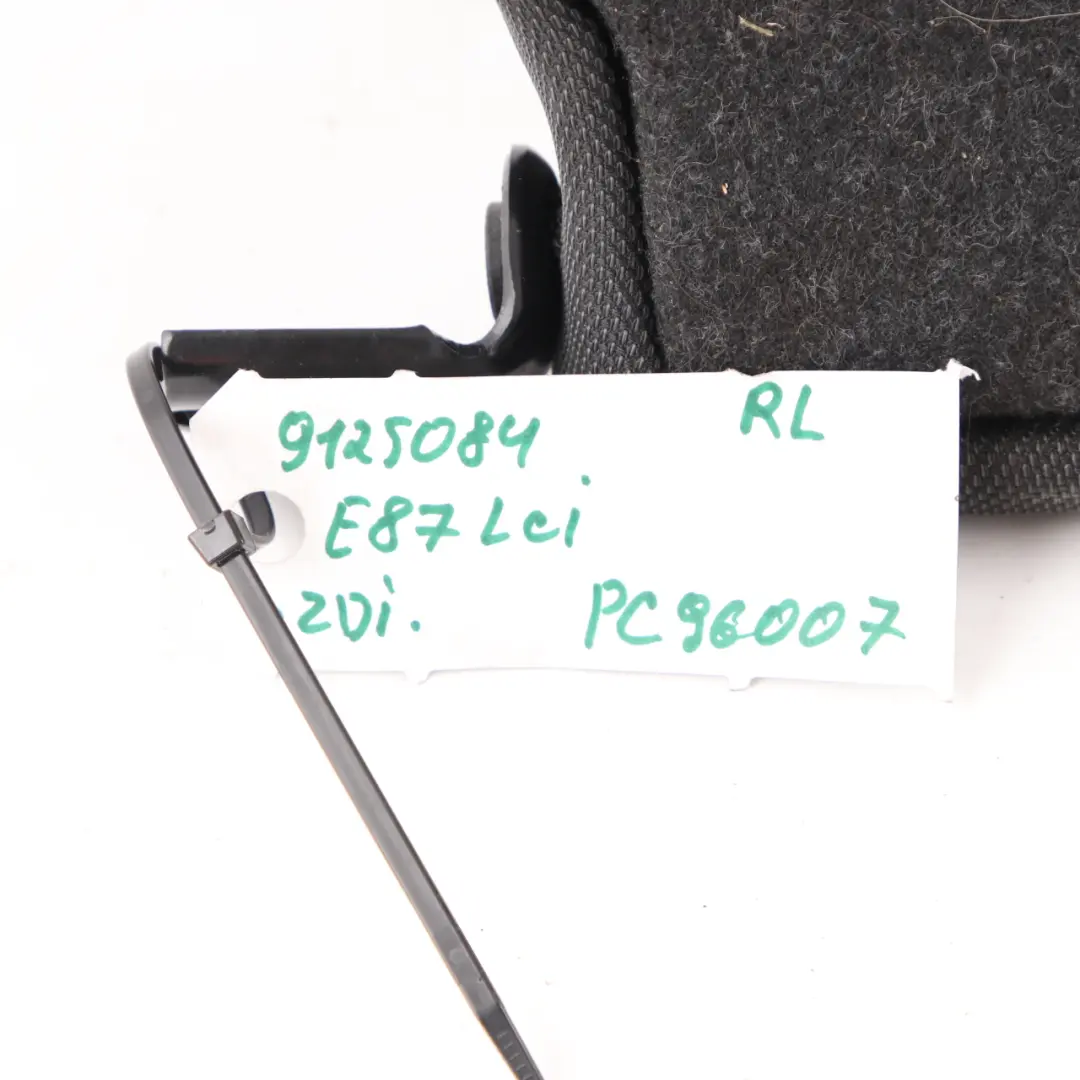 Left N/S Backrest Cover Fabric Leather Pearlpoint to BMW E81 E87 LCI Rear Seat with Part number 9125084 BMW E81 E87 LCI Rear Seat Left N/S Backrest Cover Fabric Leather Pearlpoint - SKU 9125084 - Part number 9125084