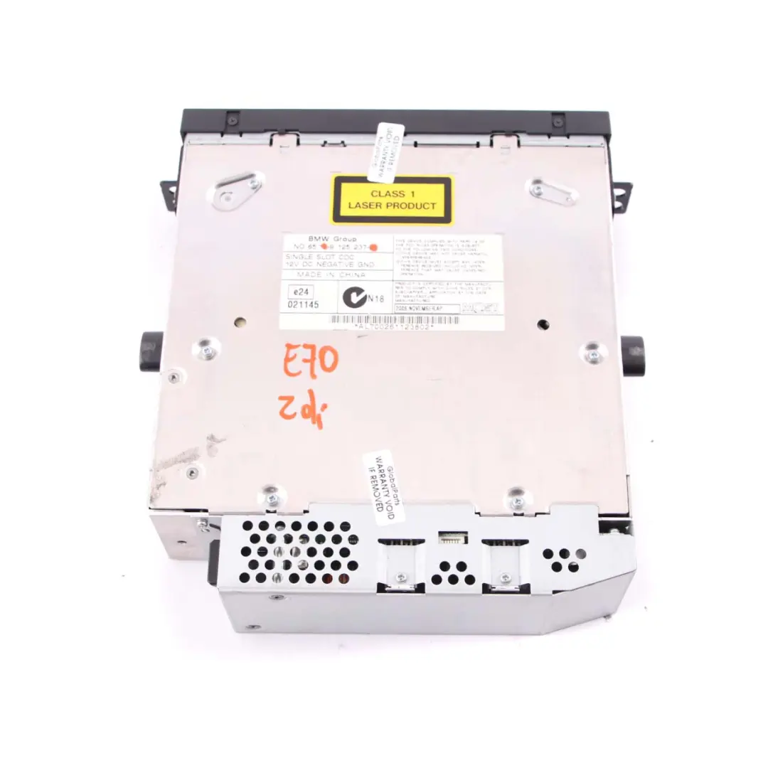  Cargador de CD BMW X5 E70 X6 E71 Mini R55 R56 R57 Cargador de 6 discos - SKU 9125237 - Número de pieza 9125237