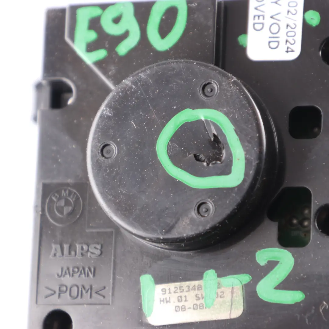  Controller iDRIVE BMW E81 E87 E90 E91 E92 Manopola interruttore - SKU 9125348-2 - Numero di parte 9125348