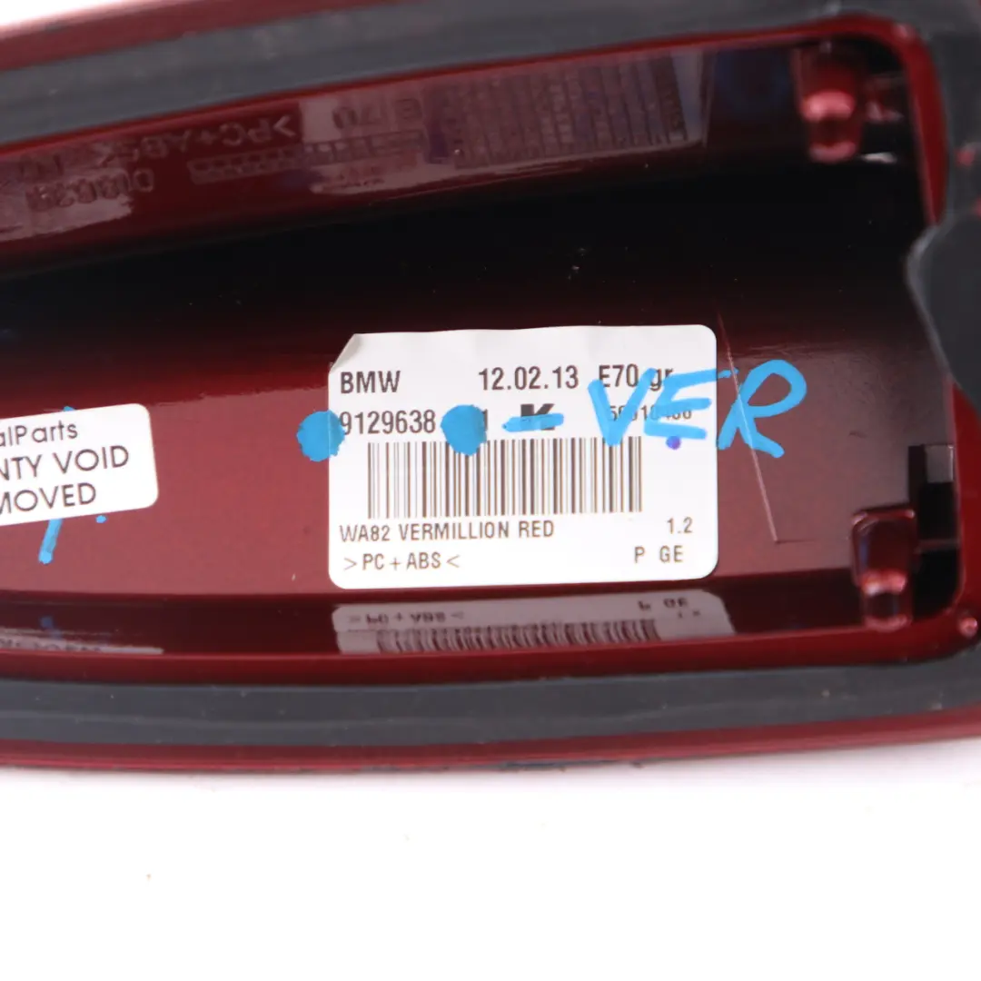 BMW X3 F25 Antenna sul tetto Shark Alloggiamento vuoto Vermilionrot Metallic A82 - SKU 9125663-VER - Numero di parte 9125663