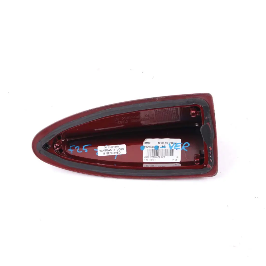 Dachantenne Shark Leergehäuse Vermilionrot Rot Metallic A82 für BMW X3 F25 mit Teilenummer 9125663 BMW X3 F25 Dachantenne Shark Leergehäuse Vermilionrot Rot Metallic A82 - SKU 9125663-VER - Teilenummer 9125663