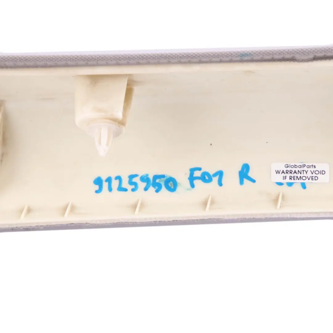 Trim BMW F01 F02 A Column Panel Right O/S Everest Grey to Cover with Part number 9125950 Cover Trim BMW F01 F02 A Column Panel Right O/S Everest Grey - SKU 9125950 - Part number 9125950