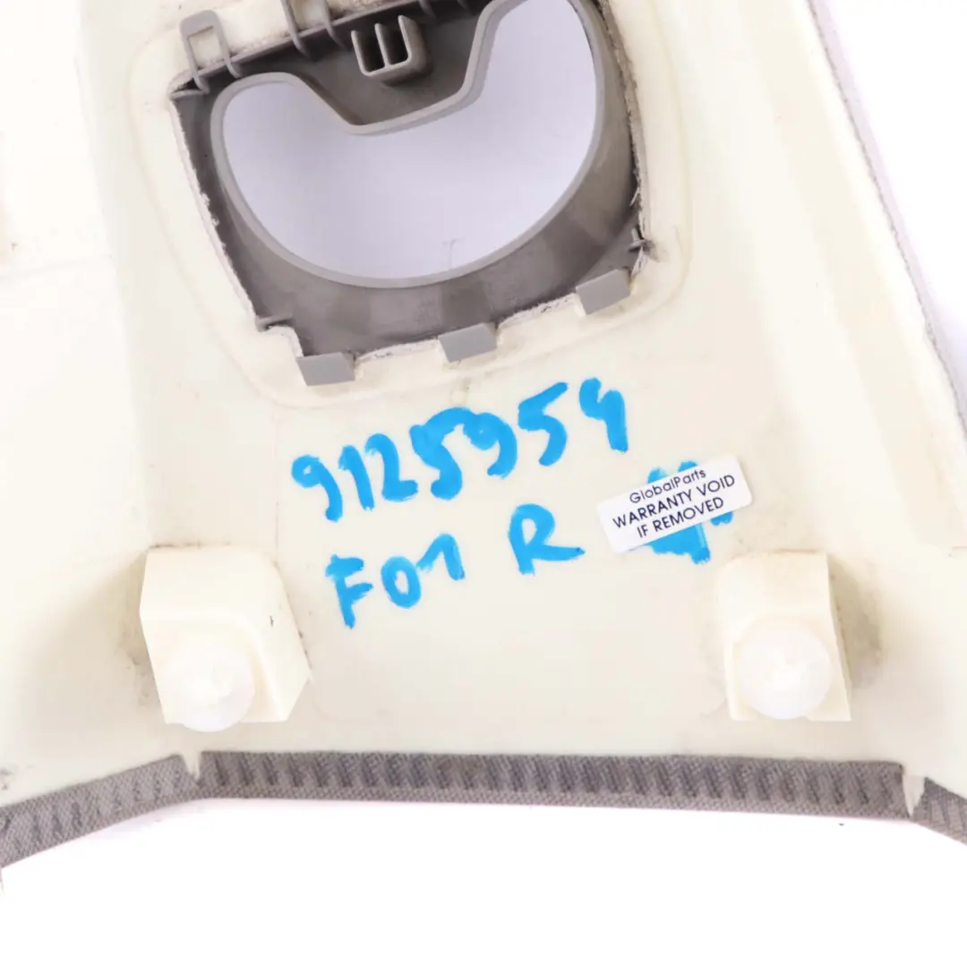 Column Upper Right O/S Trim Panel Everest Grey to BMW F01 F02 Cover B with Part number 9125954 BMW F01 F02 Cover B Column Upper Right O/S Trim Panel Everest Grey - SKU 9125954 - Part number 9125954