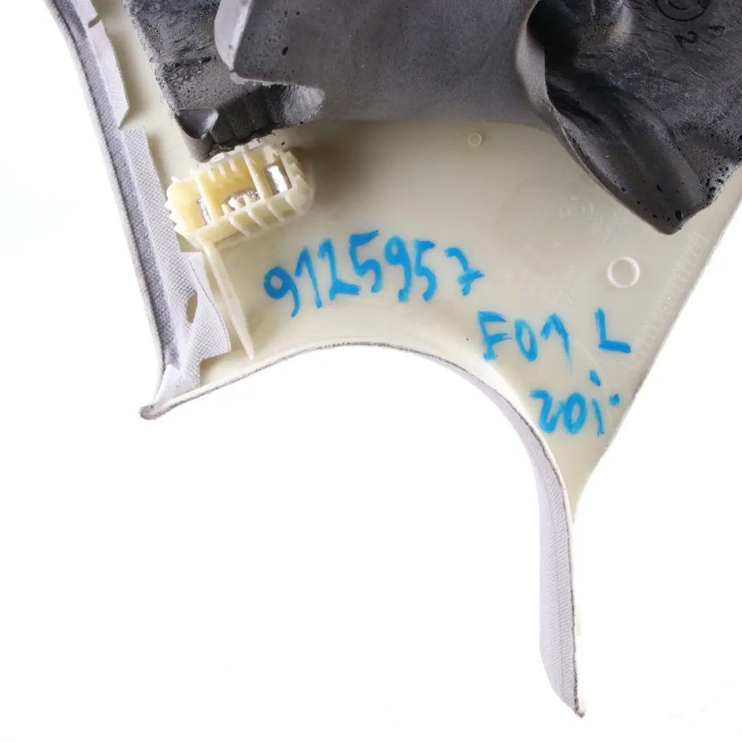 BMW F01 LCI Cover Trim Panel C Pillar Top Left N/S Everest Grey - SKU 9125957 - Part number 9125957