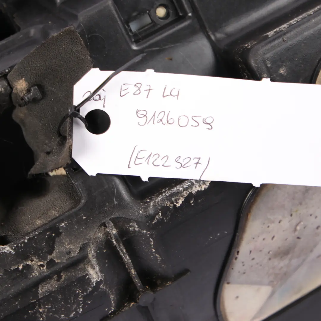 BMW E87 LCI Sitzbank Abdeckung Innenraum Rücksitz Basis Couch Leder Schwarz - SKU 9126059 - Teilenummer 9126061