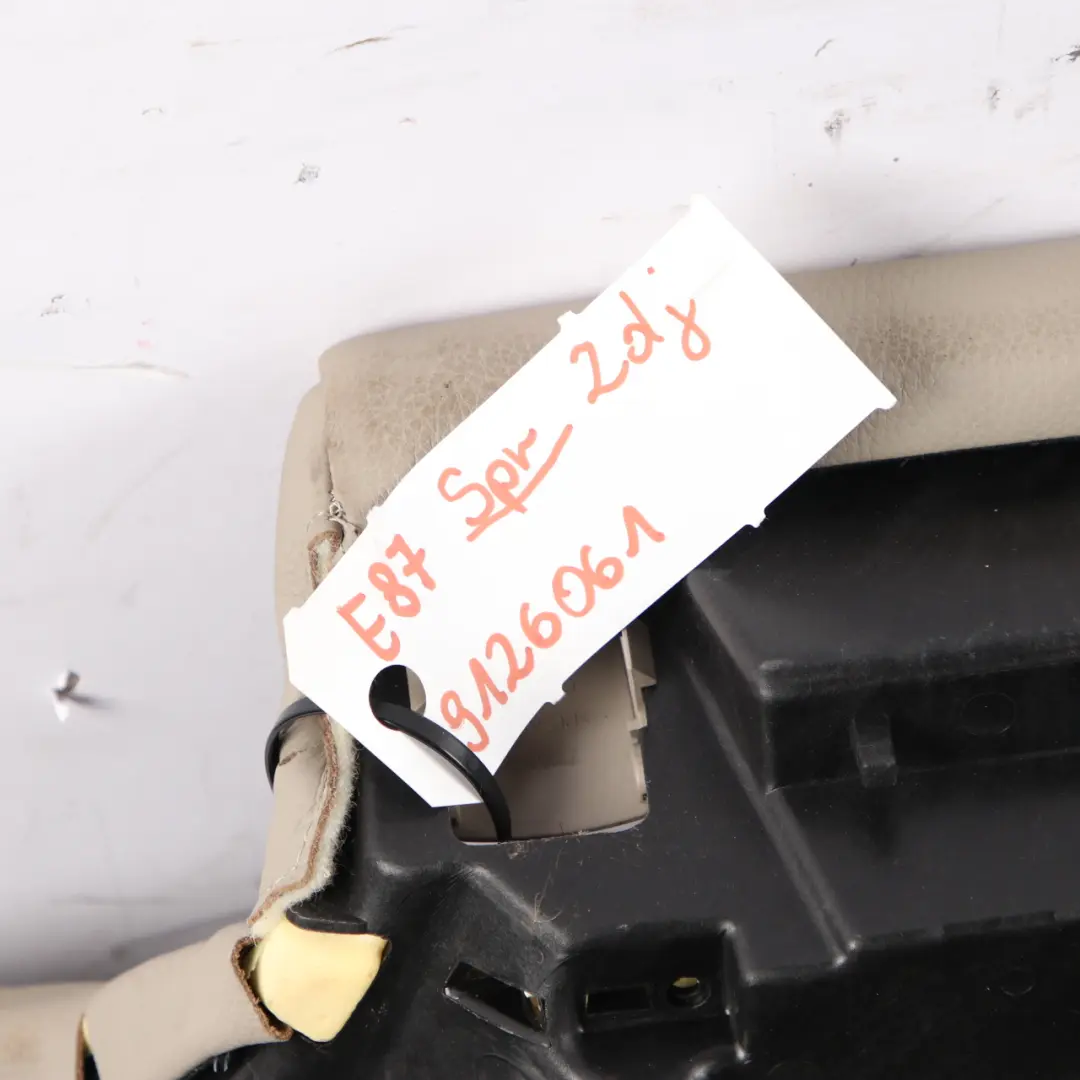 Interior Rear Seat Bench Base Couch Leather Beige to BMW E87 LCI Seat Cover with Part number 9126061 BMW E87 LCI Seat Cover Interior Rear Seat Bench Base Couch Leather Beige - SKU 9126061 - Part number 9126061