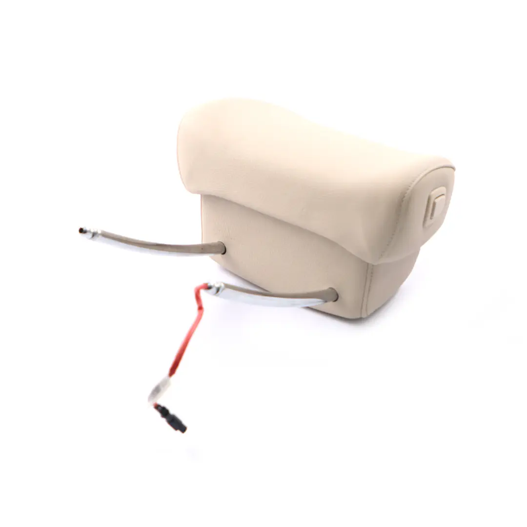 Zagłówek Fotela Przedniego Lewy Prawy Skóra Kremowy Beż do BMW E60 E61 LCI o numerze 7238909 BMW E60 E61 LCI Zagłówek Fotela Przedniego Lewy Prawy Skóra Kremowy Beż - SKU 7238909 - Numer Części 7238909