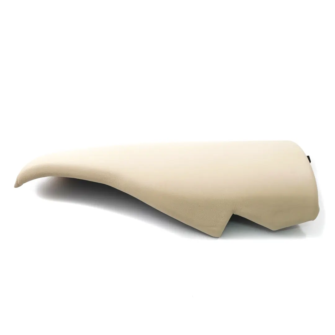 BMW E61 Side Finisher Rear Seat Left N/S Lateral Trim Cream Beige Leather - SKU 9126193 - Part number 9126193
