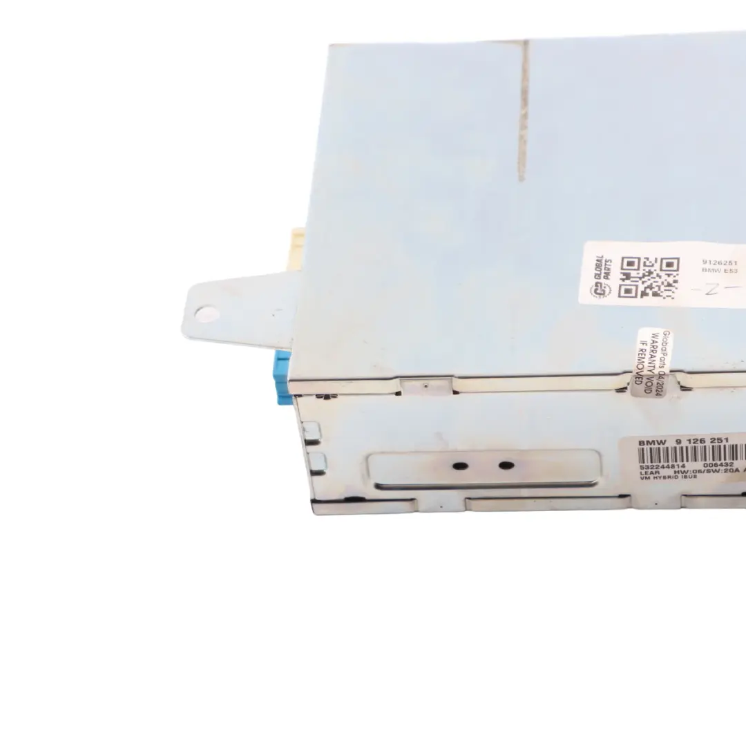 BMW X5 E53 Système de navigation Module vidéo Unité de contrôle Haut - SKU 9126251 - Numéro de pièce 9126251
