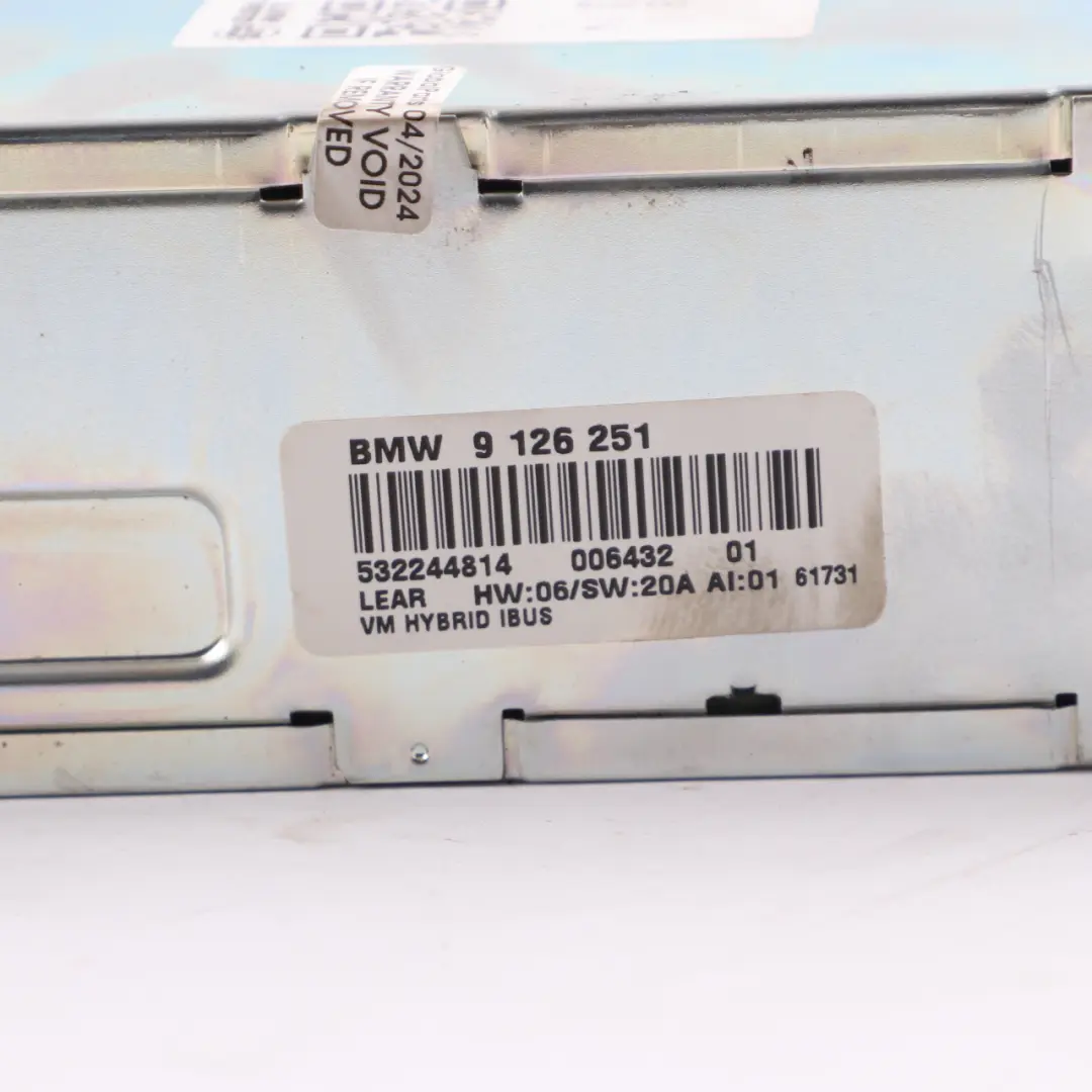 Moduł Sterownik Nawigacji Video Navi Wzmacniacz Tuner do BMW X5 E53 o numerze 9126251 BMW X5 E53 Moduł Sterownik Nawigacji Video Navi Wzmacniacz Tuner - SKU 9126251 - Numer Części 9126251