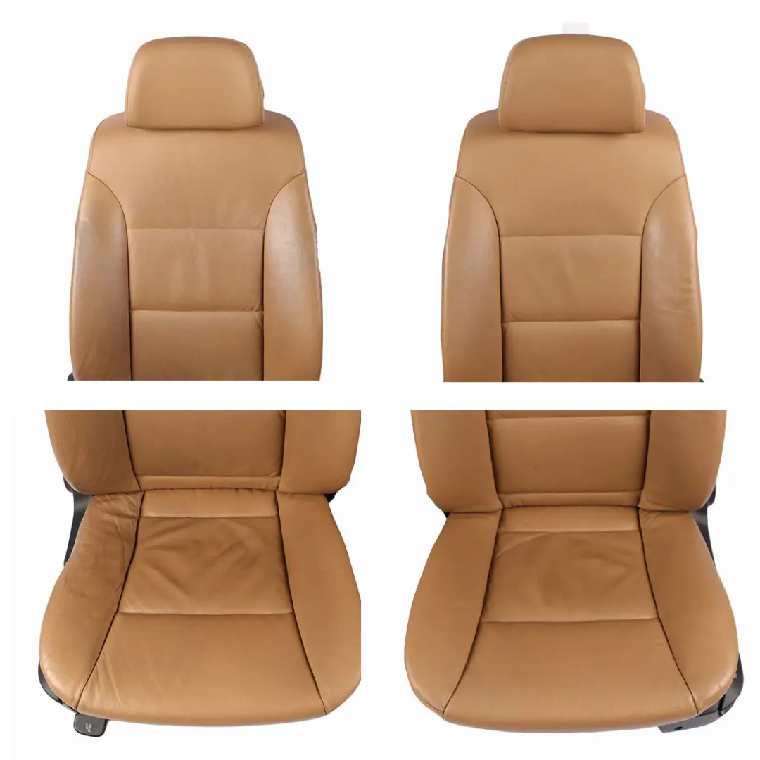 Seats BMW E60 Leather Dakota Naturbraun Brown Interior Front Rear Seat to with Part number 9126272 Seats BMW E60 Leather Dakota Naturbraun Brown Interior Front Rear Seat - SKU 9126272 - Part number 9126272