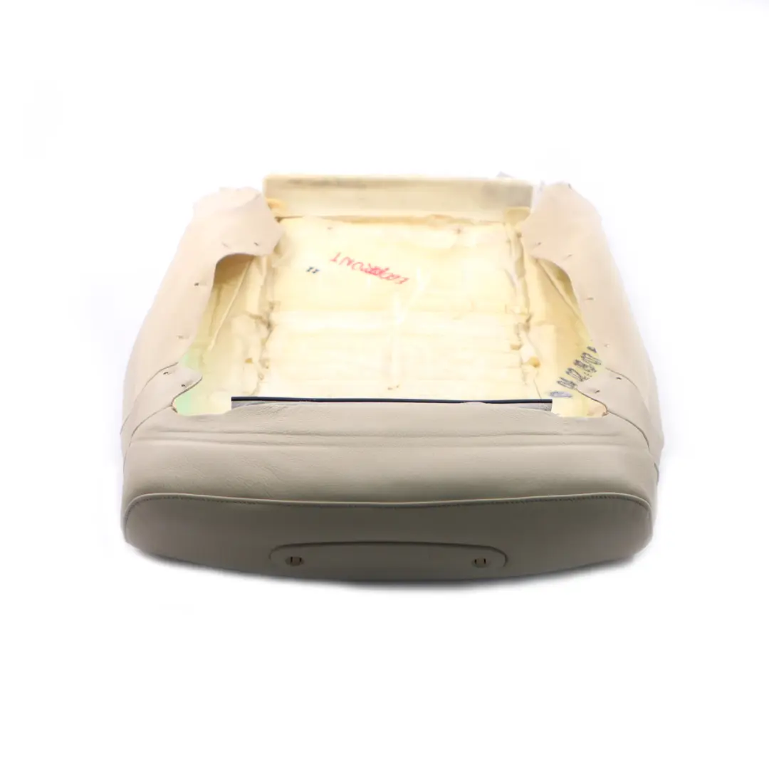 BMW E60 E61 Dossier de Siège Avant Gauche Droite Housse Cuir Crème Beige - SKU 9126273 - Numéro de pièce 9126273