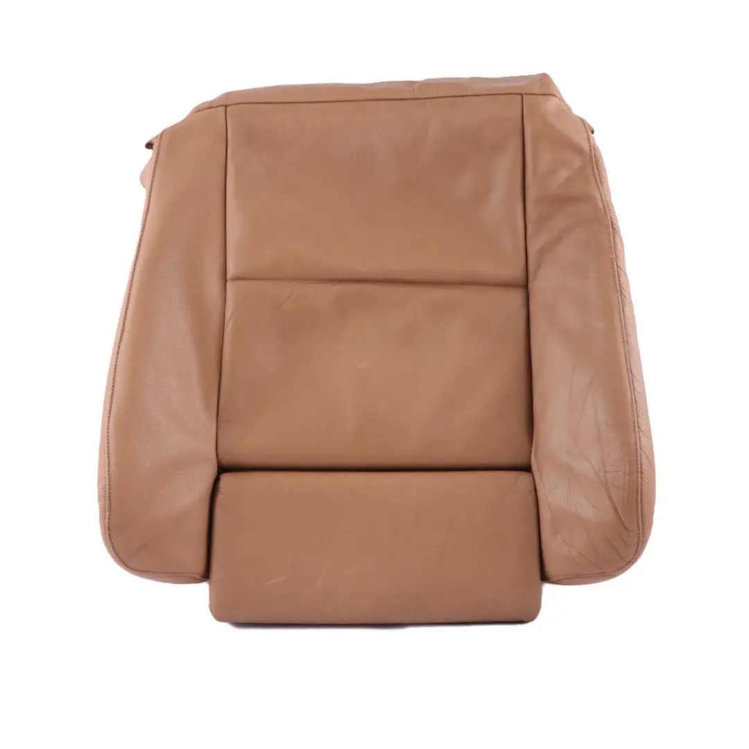 Front Left Right Sport Seat Leather Cover Panel Natural Brown to BMW 5 E60 E61 with Part number 9126318 BMW 5 E60 E61 Front Left Right Sport Seat Leather Cover Panel Natural Brown - SKU 9126318-1 - Part number 9126318