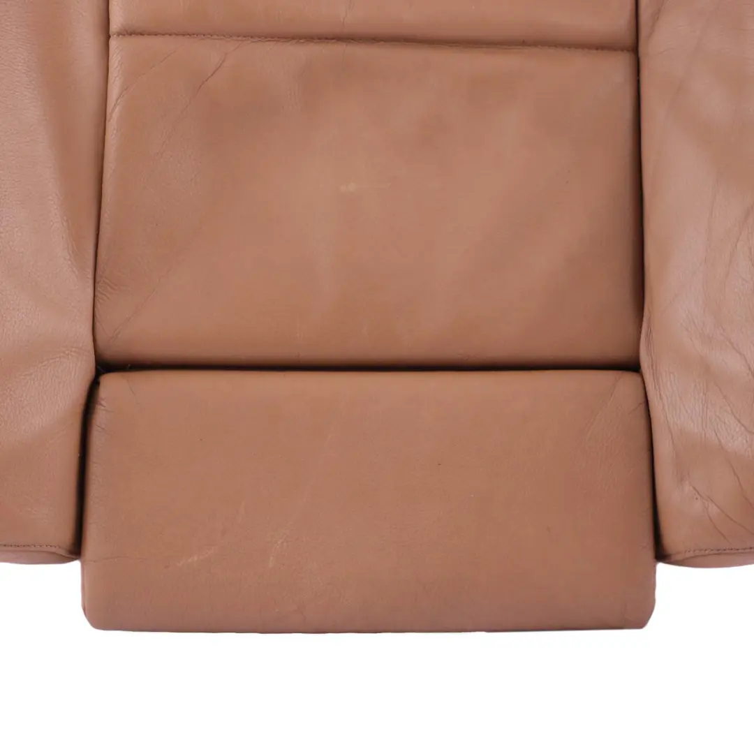 BMW 5 E60 E61 Front Left Right Sport Seat Leather Cover Panel Natural Brown - SKU 9126318-1 - Part number 9126318