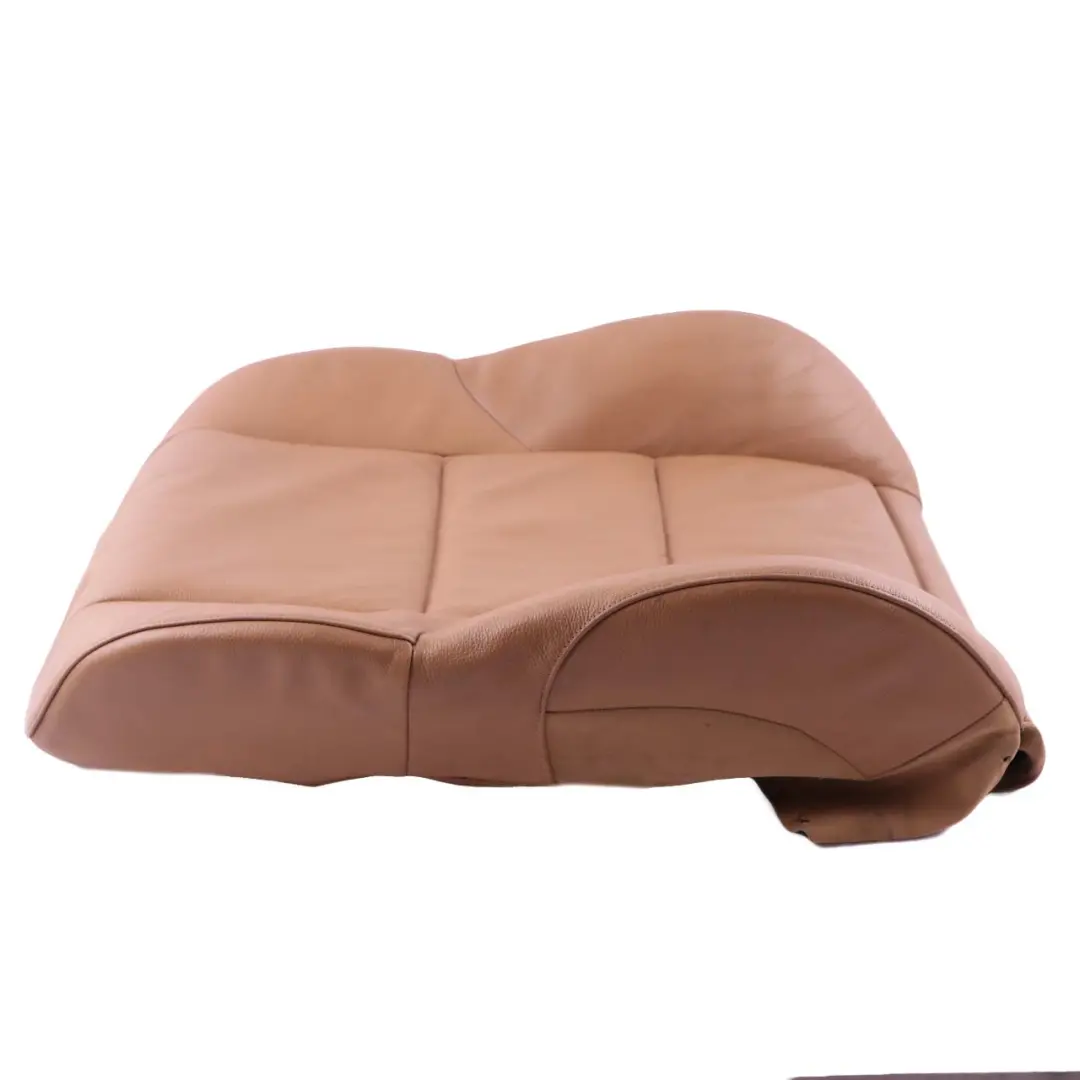 Front Sport Seat Backrest Leather Cover Panel Natural Brown to BMW 5 E60 E61 with Part number 9126327 BMW 5 E60 E61 Front Sport Seat Backrest Leather Cover Panel Natural Brown - SKU 9126327 - Part number 9126327