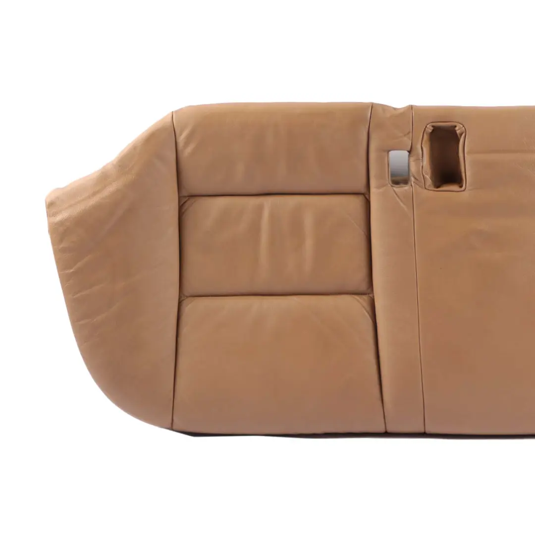 BMW 5 E60 LCI interni pelle sedile posteriore divano panchina marrone naturale - SKU 9126453 - Numero di parte 7249419