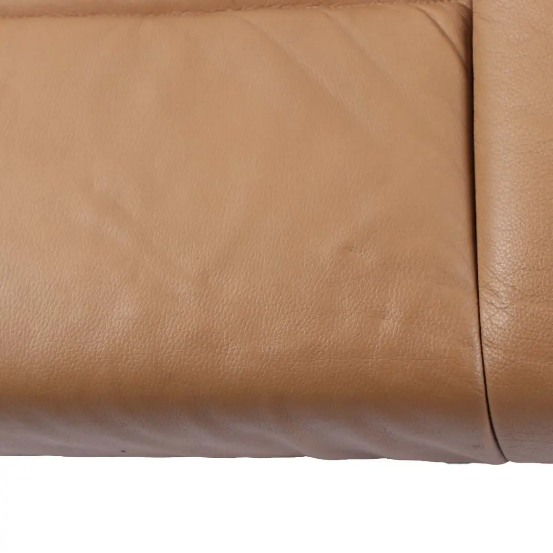 BMW E60 LCI Leather Interior Rear Seat Sofa Couch Bench Natural Brown - SKU 9126453 - Part number 7249419