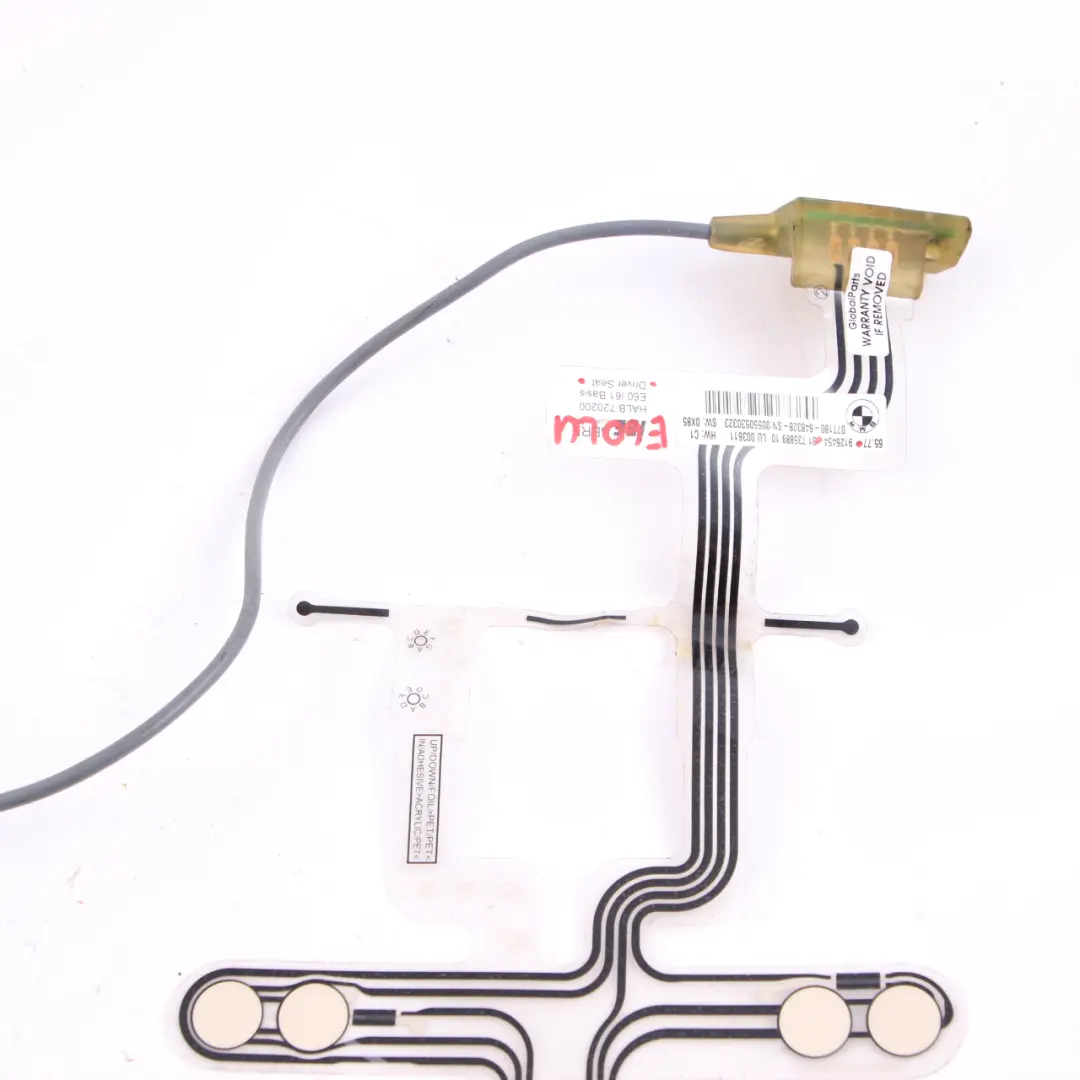 Occupancy Mat Sensore Sedile Anteriore Unità Di Controllo per BMW E60 E61 con numero di parte 9126454 BMW E60 E61 Occupancy Mat Sensore Sedile Anteriore Unità Di Controllo - SKU 9126454 - Numero di parte 9126454