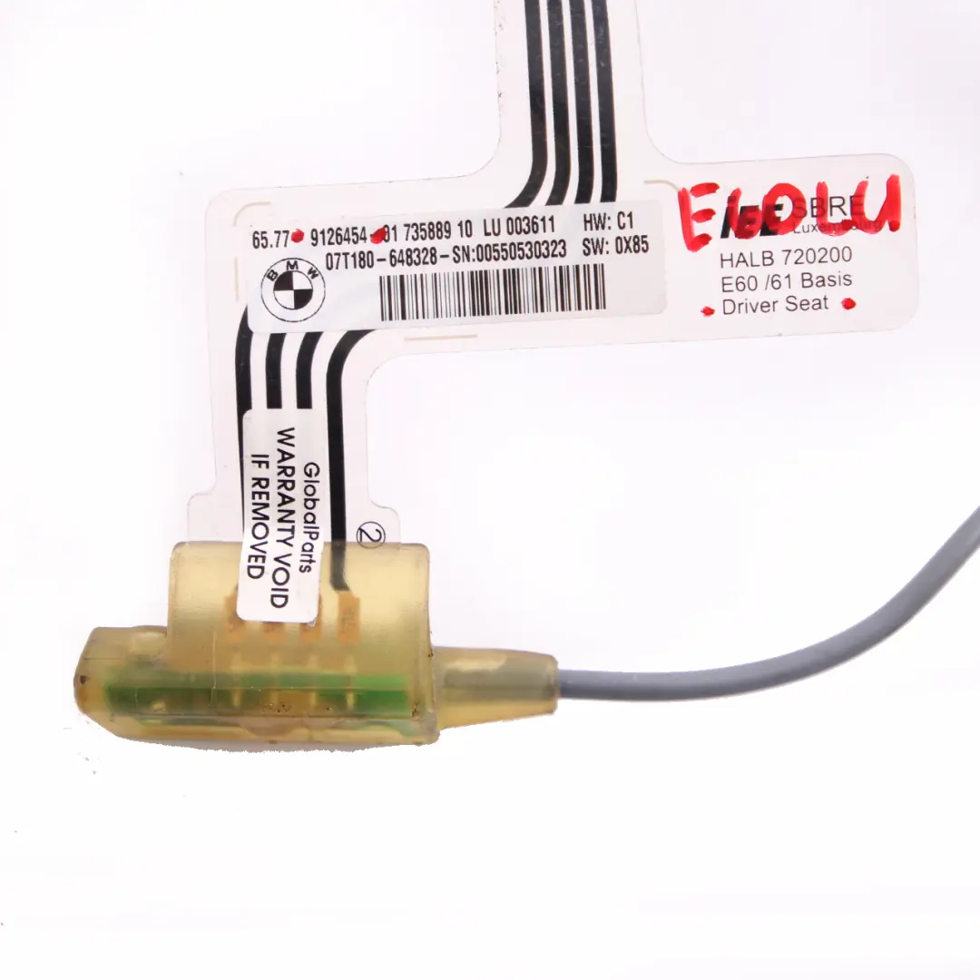 BMW E60 E61 Occupancy Mat Sensore Sedile Anteriore Unità Di Controllo - SKU 9126454 - Numero di parte 9126454