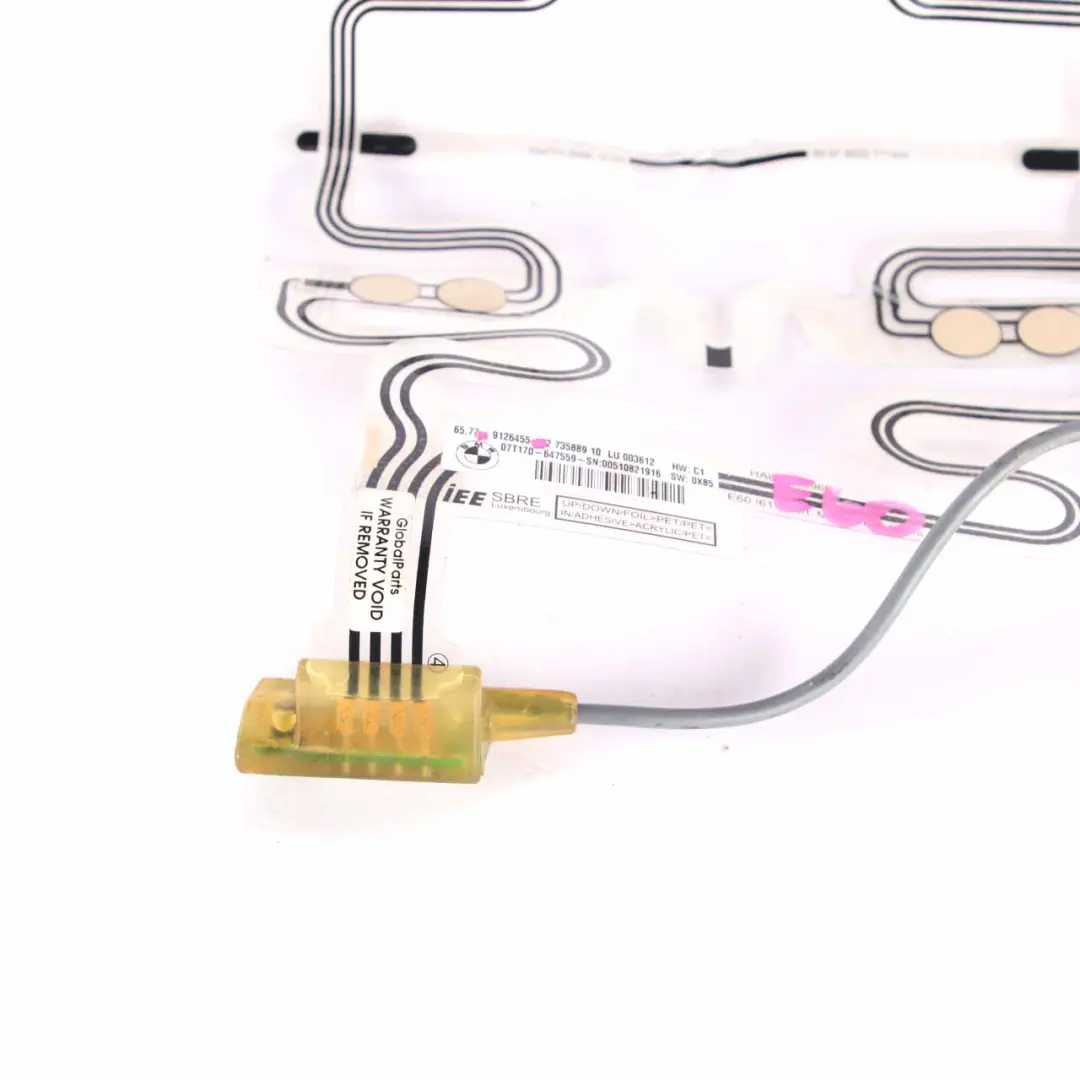 Tappetino occupazione BMW E60 E61 LCI Sensore Airbag sedile anteriore per con numero di parte 9126455 Tappetino occupazione BMW E60 E61 LCI Sensore Airbag sedile anteriore - SKU 9126455 - Numero di parte 9126455