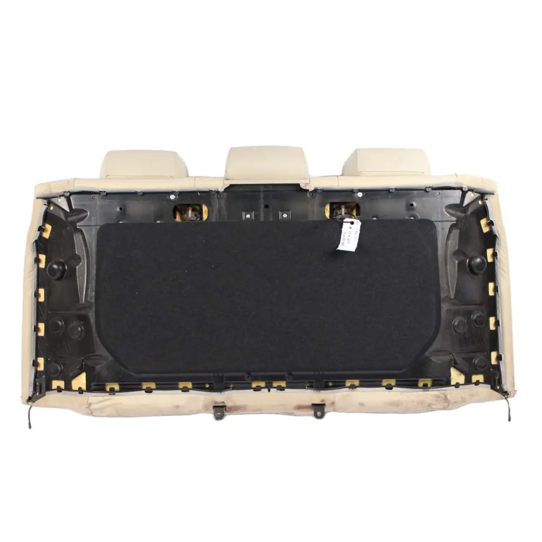 BMW 5 E60 Interior Rear Seat Backrest Couch Cover Leather Dakota Creambeige - SKU 9126458 - Part number 9126458