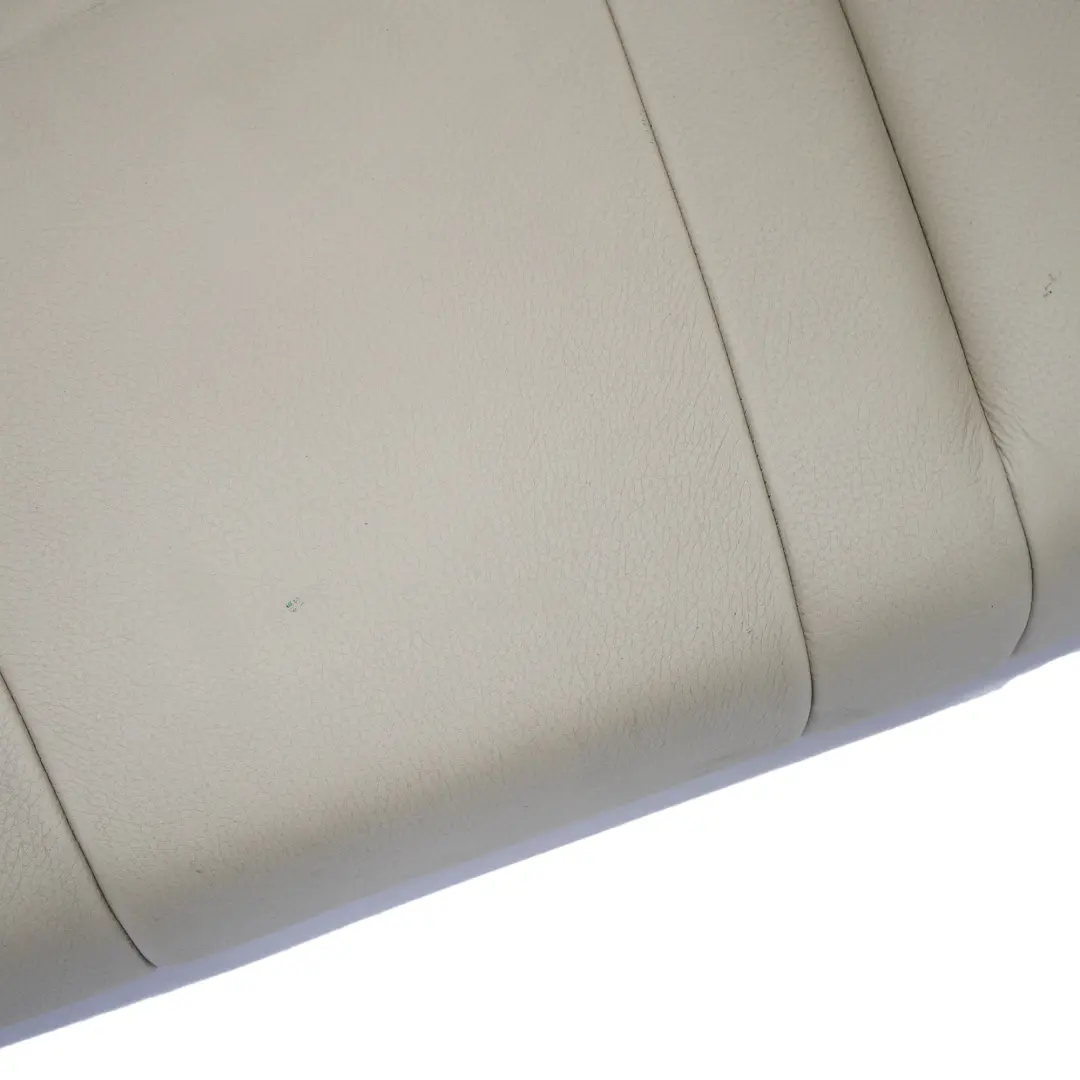 BMW E61 Touring Interior Rear Seat Couch Bench Base Cream Beige Leather - SKU 9126496 - Part number 9126496