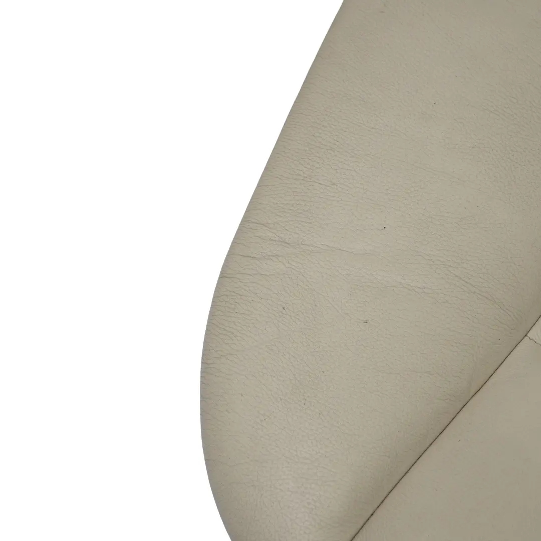 BMW E61 Touring Interior Rear Seat Couch Bench Base Cream Beige Leather - SKU 9126496 - Part number 9126496