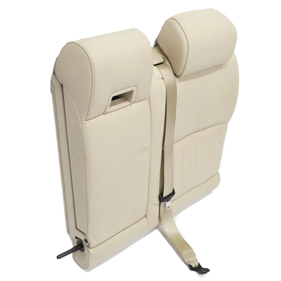 BMW E61 Touring Backrest Rear Left N/S Seat Back Cover Cream Beige Leather - SKU 9126499 - Part number 9126499