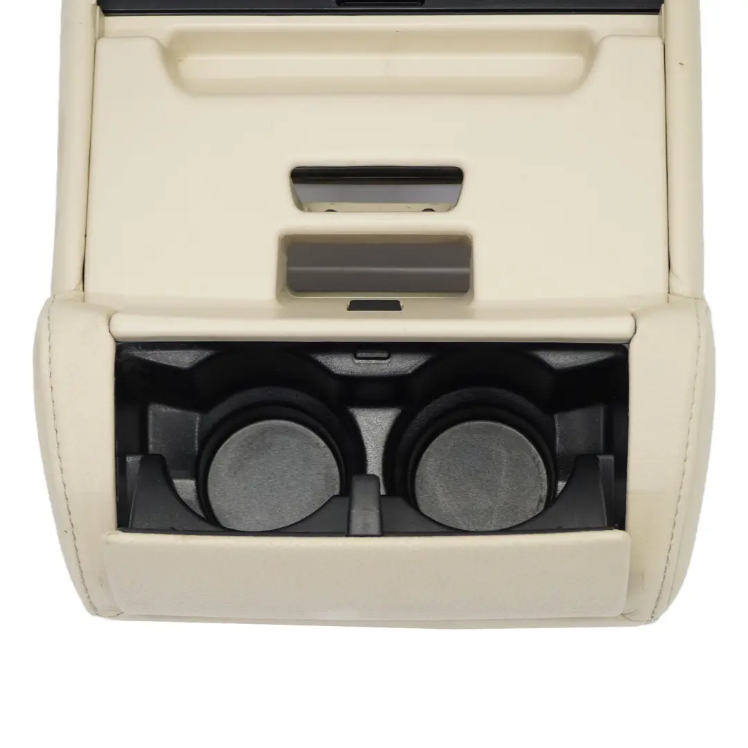 BMW E61 Touring Housse de dossier du siège arrière gauche en cuir beige crème - SKU 9126499 - Numéro de pièce 9126499