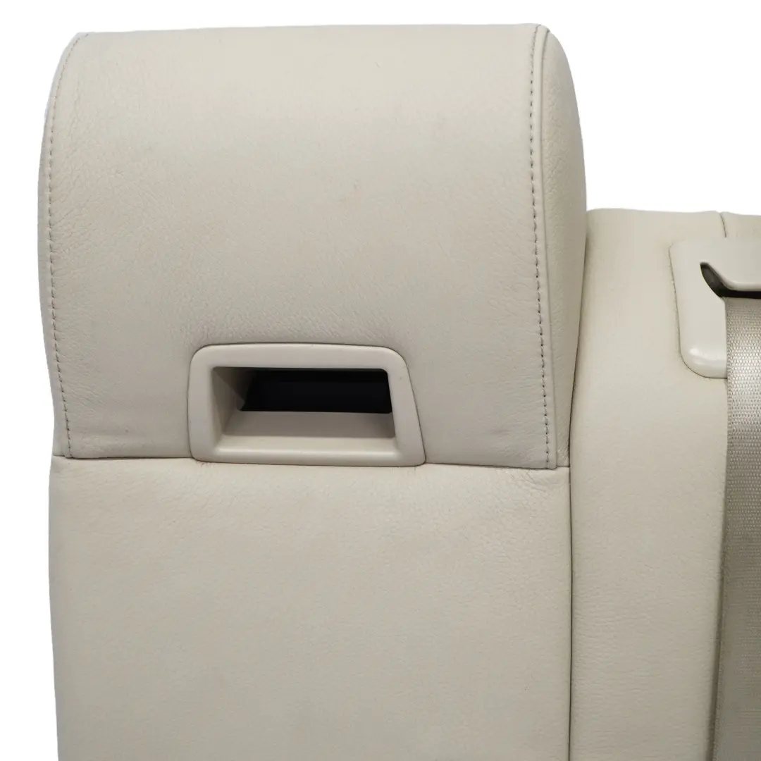 BMW E61 Touring Backrest Rear Left N/S Seat Back Cover Cream Beige Leather - SKU 9126499 - Part number 9126499
