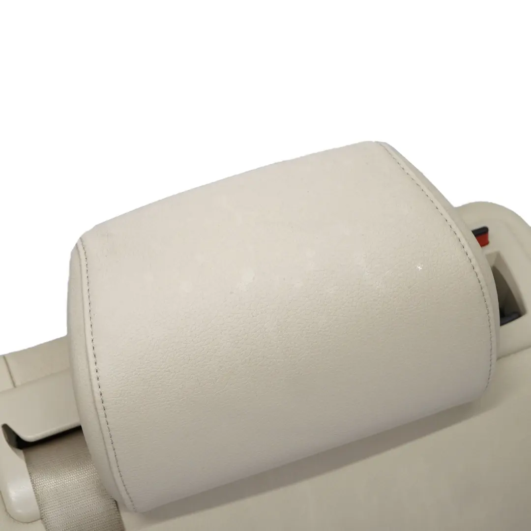BMW E61 Touring Backrest Rear Left N/S Seat Back Cover Cream Beige Leather - SKU 9126499 - Part number 9126499