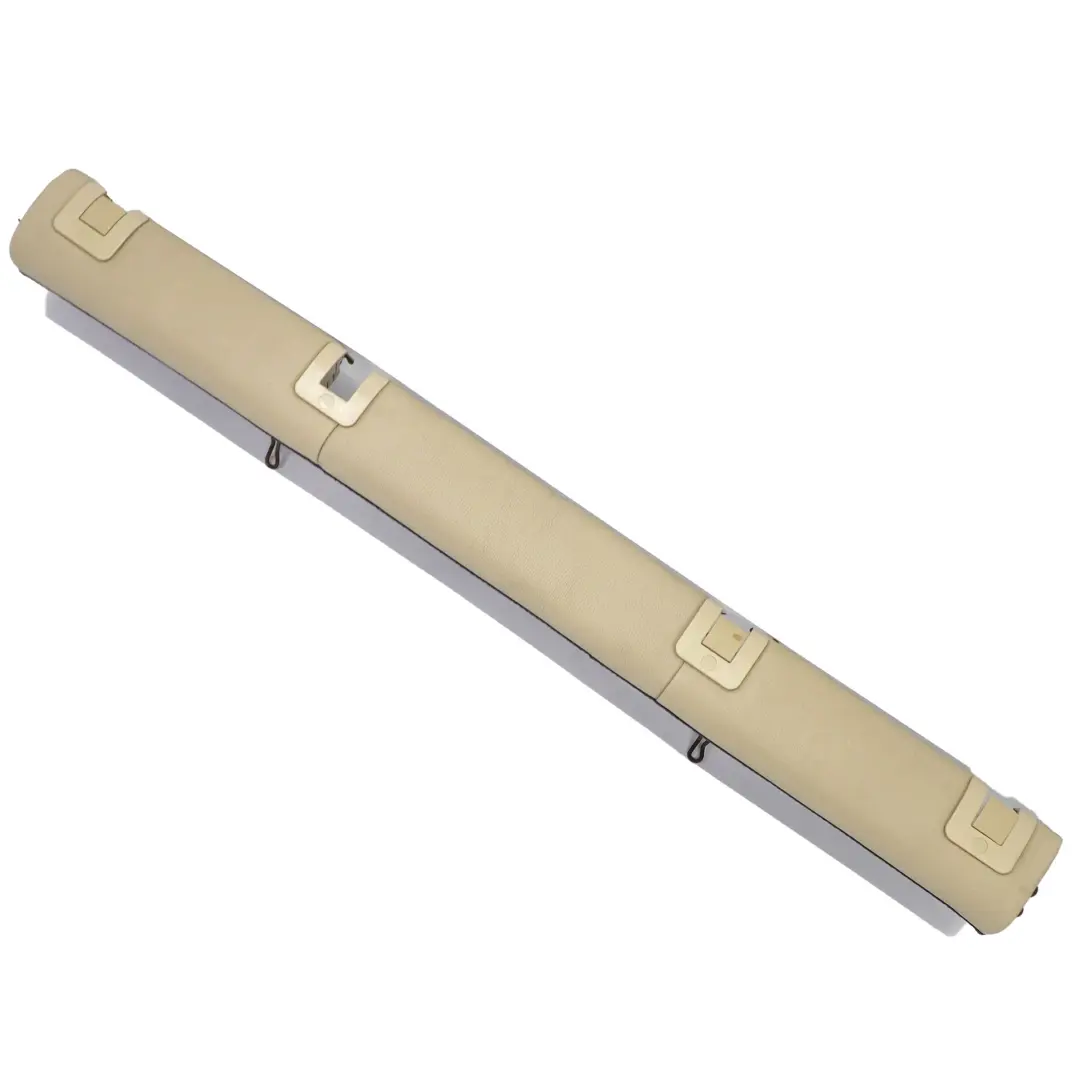 BMW E61 Touring Rear Seat Isofix Base Cover Strip Cream Beige Leather - SKU 9126505 - Part number 9126505