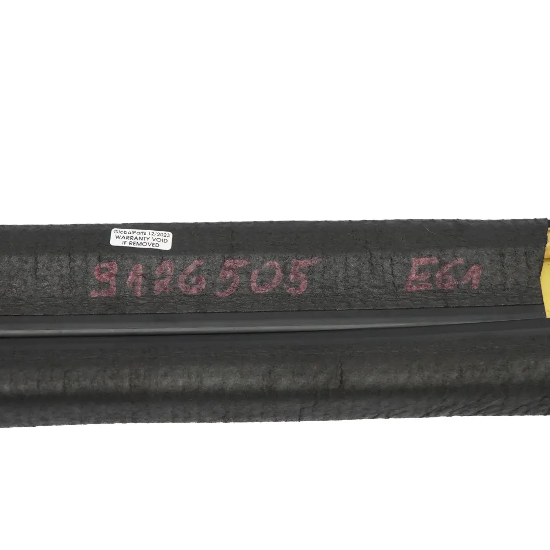 BMW E61 Touring Sedile posteriore Isofix Striscia di copertura Crema Beige Pelle - SKU 9126505 - Numero di parte 9126505