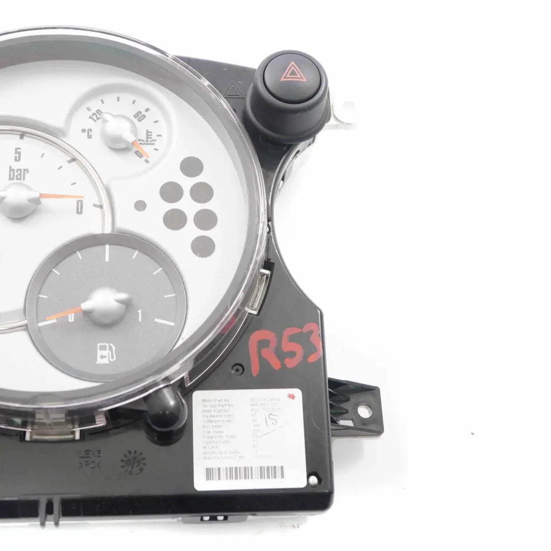  Tableau de bord Mini Cooper One R50 R52 R53 Ensemble Chrono - SKU 9126996 - Numéro de pièce 9126996