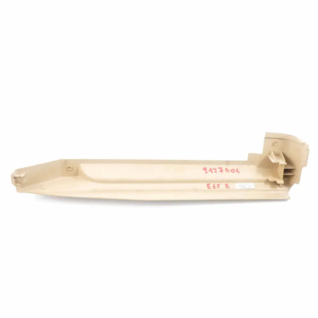 Finisher Upper Trim Front Left N/S Creambeige to Seat Cover BMW E60 E61 with Part number 9126989 Seat Cover BMW E60 E61 Finisher Upper Trim Front Left N/S Creambeige - SKU 9126989 - Part number 9126989