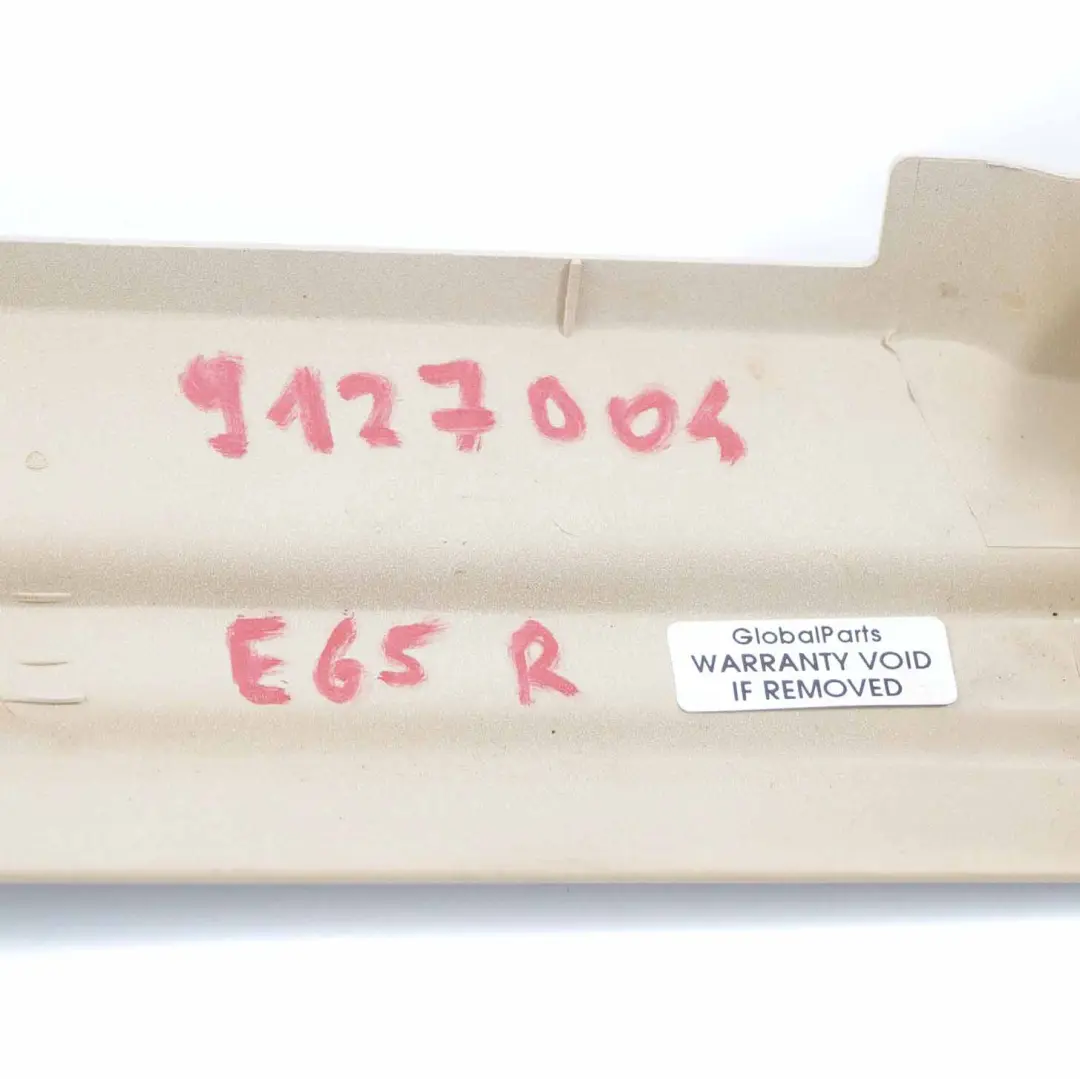  Housse siège BMW E60 E61 Finisseur garniture supérieure avant gauche beige crème - SKU 9126989 - Numéro de pièce 9126989
