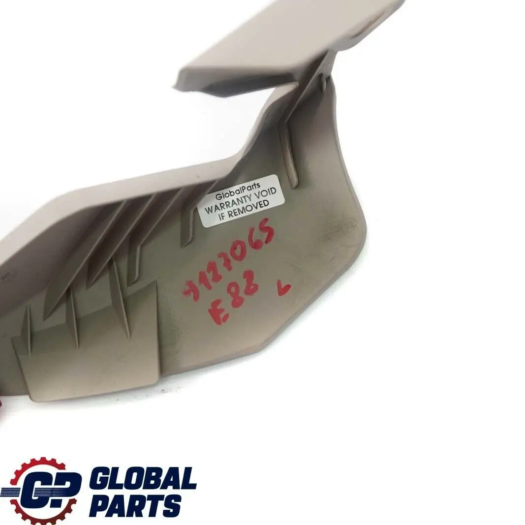 BMW E88 Cover Bulkhead Belt Reel Left Beige N/S - SKU 9127065 - Part number 9127065