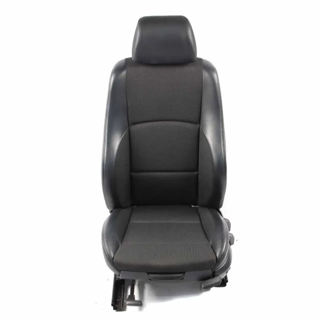 BMW E87 LCI Asiento Deportivo Delantero Izquierdo Cuero Pearlpoint Antracita - SKU 9127299 - Número de pieza 91273299
