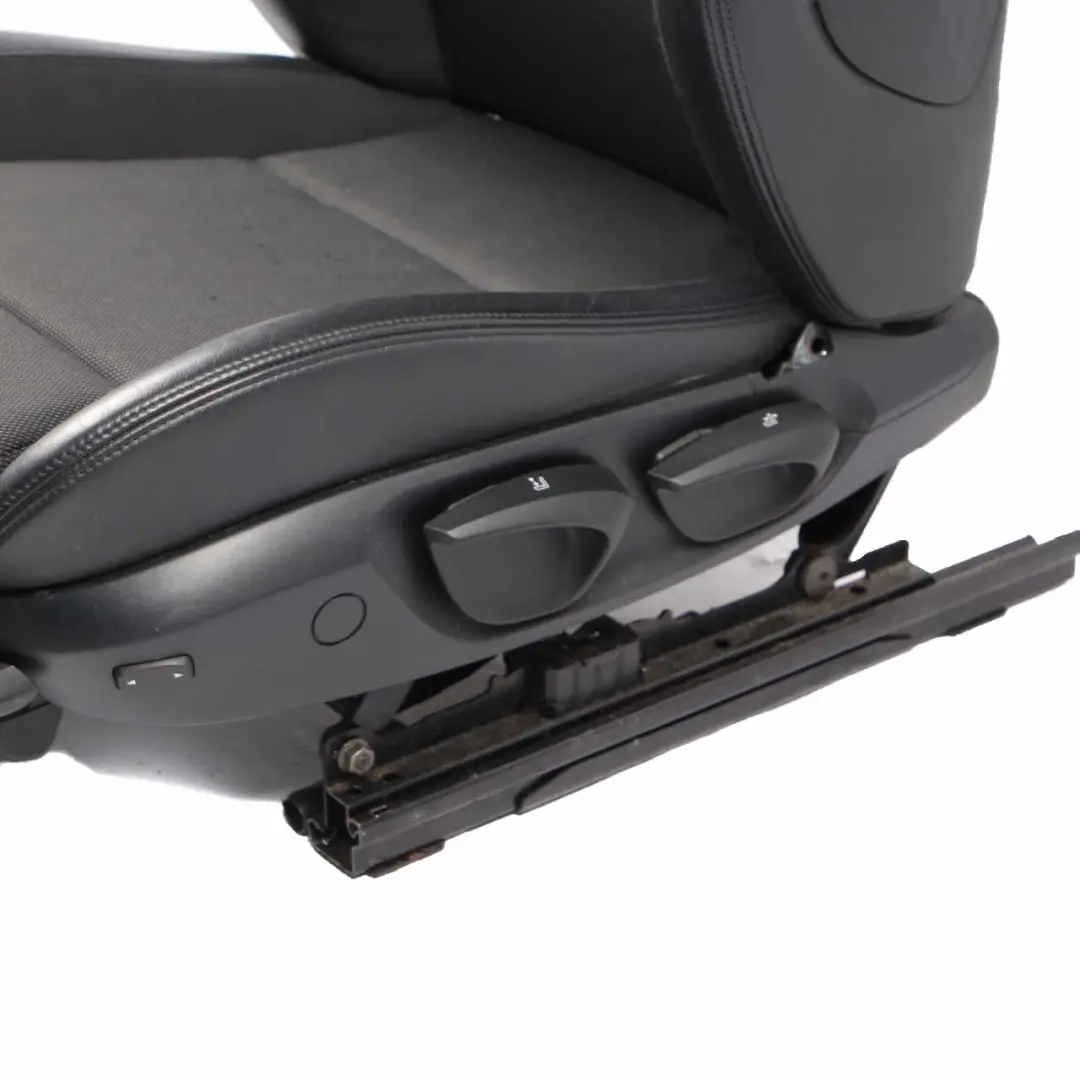 BMW E87 LCI Sport Seat Front Left N/S Fabric / Leather Pearlpoint / Anthracite - SKU 9127299 - Part number 91273299