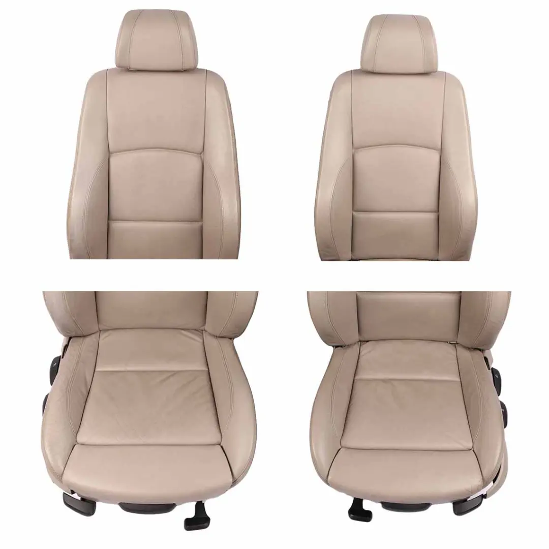 Sport Seats BMW E87 LCI M Sport Leather Boston Beige Interior Seat Door Cards - SKU 9127367 - Part number 9127367