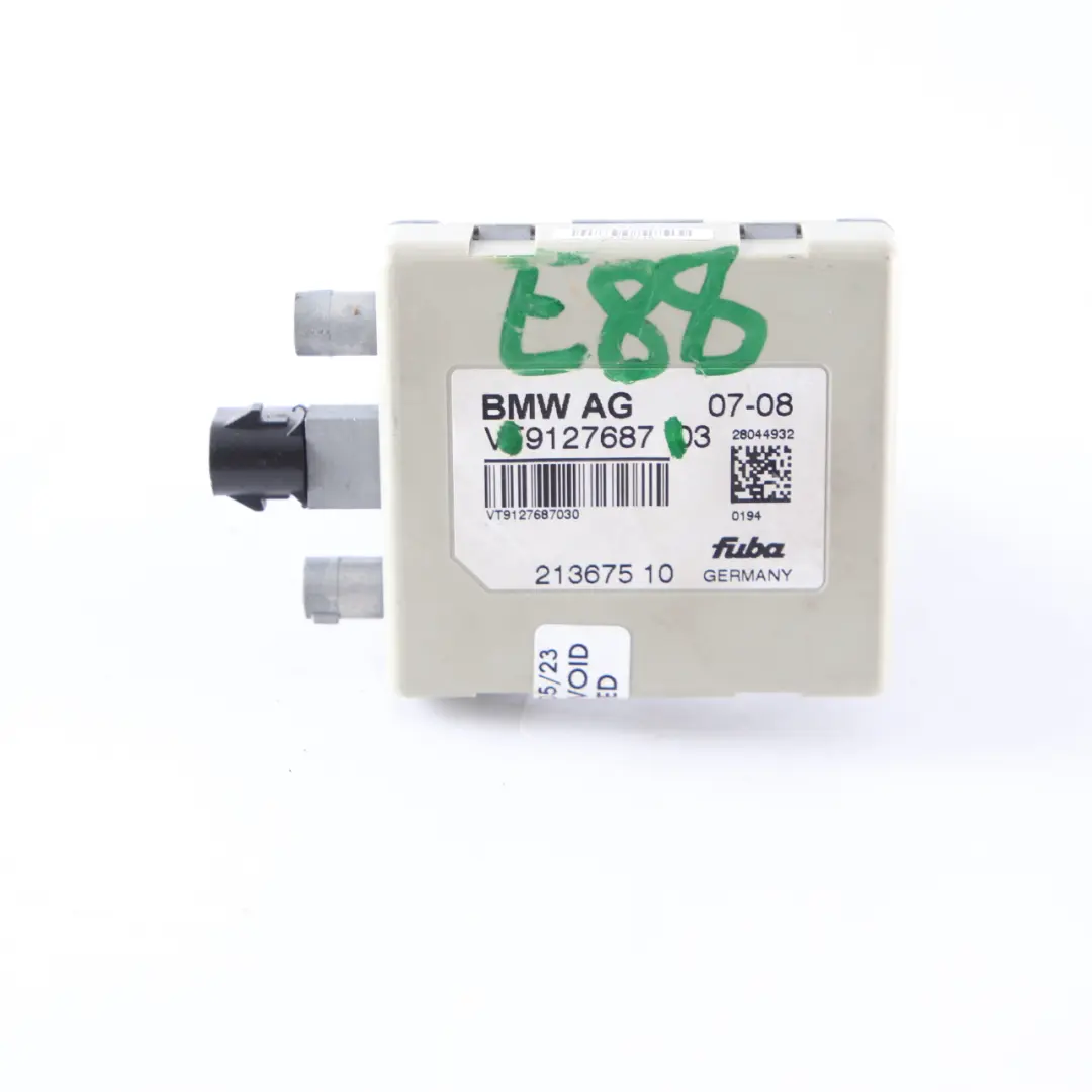 Aerial Base Roof Antenna to BMW 1 Series E88 Convertible with Part number 9127687 BMW 1 Series E88 Convertible Aerial Base Roof Antenna - SKU 9127687-1 - Part number 9127687