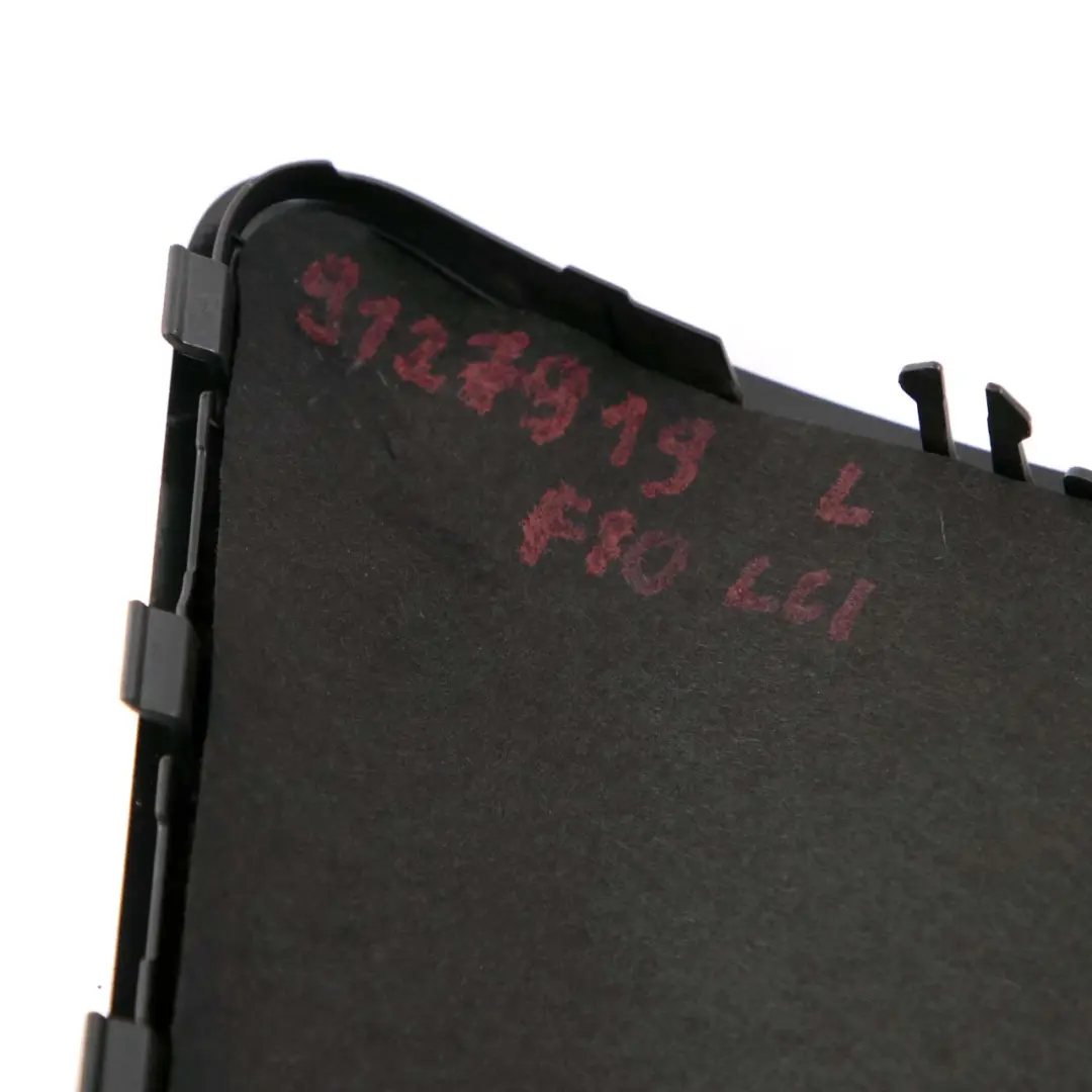 Links Abdeckung Lautsprecher Heckscheibe Paketablage Panel Schwarz für BMW F10 mit Teilenummer 9127919 BMW F10 Links Abdeckung Lautsprecher Heckscheibe Paketablage Panel Schwarz - SKU 9127919 - Teilenummer 9127919