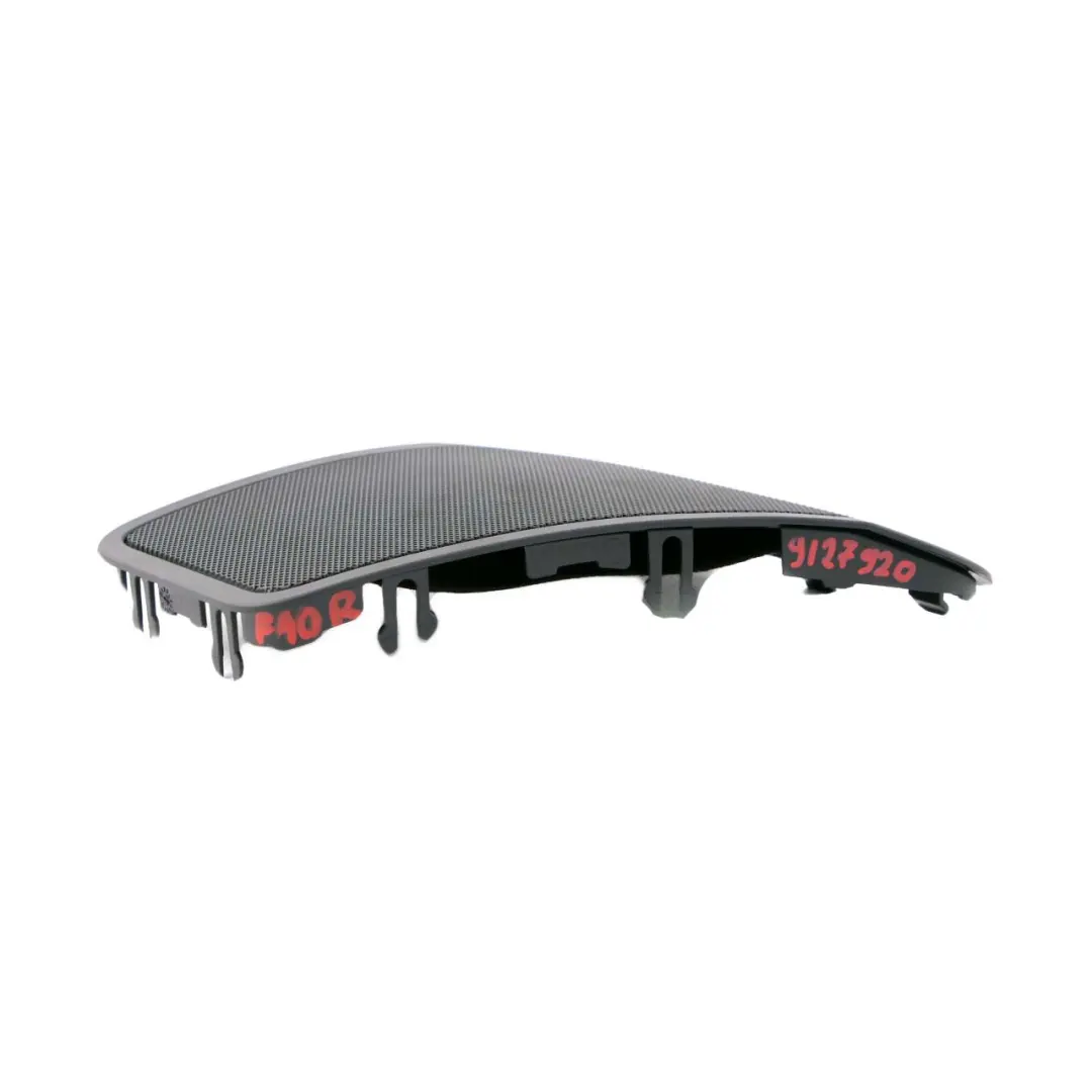 BMW F10 Derecho Cubierta Altavoz Ventana Trasera Parcela Estante Panel Negro - SKU 9127920 - Número de pieza 9127920