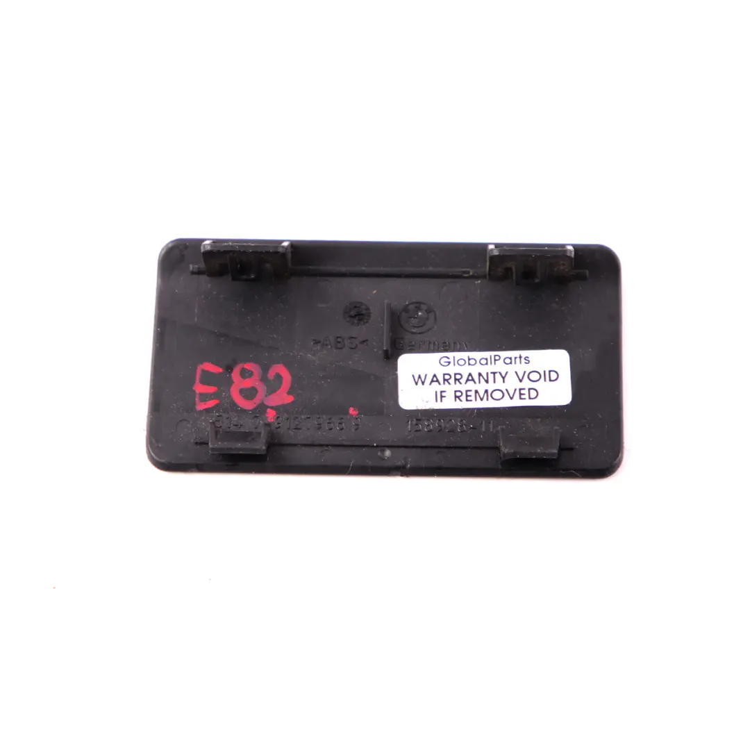 Trunk Luggage Rear Catch Bracket Trim Cover Black to BMW E82 E88 with Part number 9127966 BMW E82 E88 Trunk Luggage Rear Catch Bracket Trim Cover Black - SKU 9127966 - Part number 9127966