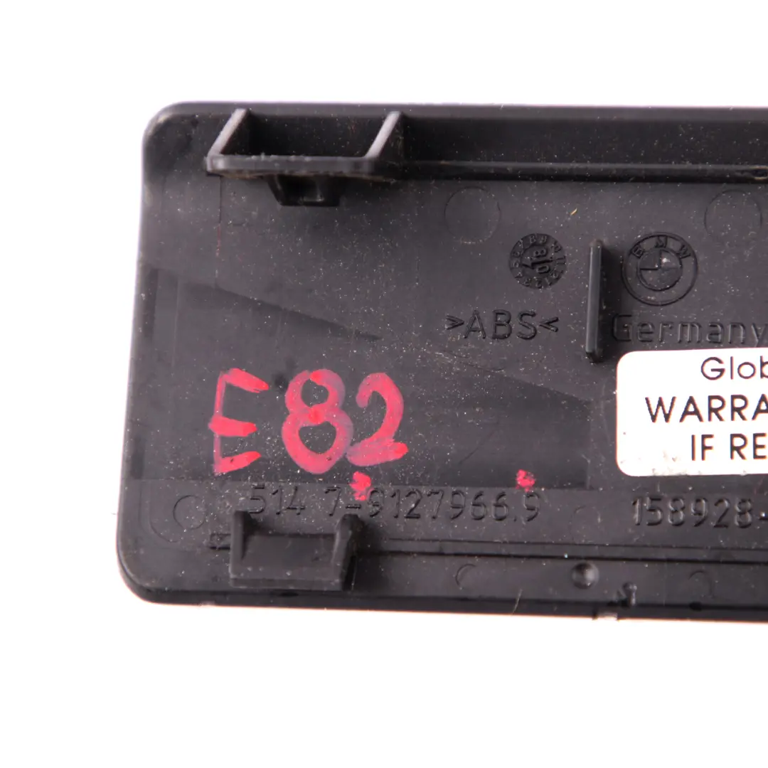 BMW E82 E88 Trunk Luggage Rear Catch Bracket Trim Cover Black - SKU 9127966 - Part number 9127966