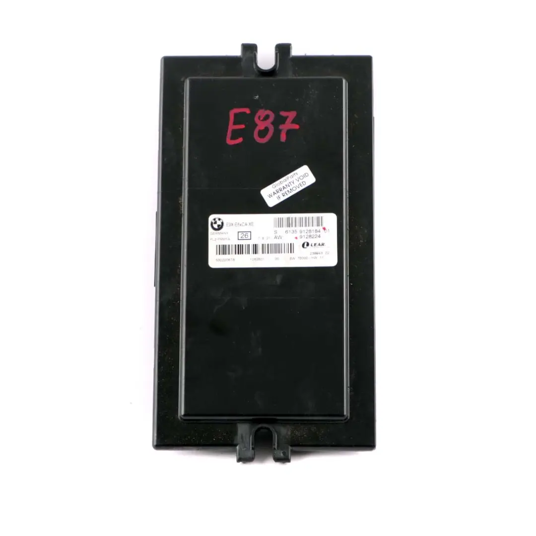 BMW 1 Series E87 Xenon Footwell Light Module Control Unit ECU PL2 FRMFA - SKU 9128184-1 - Part number 9128184