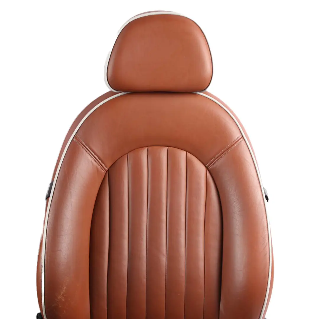 Leather Seats Mini Cooper R52 Sport Malt Brown English Front Rear Seat Sidewalk to with Part number 9128200 Leather Seats Mini Cooper R52 Sport Malt Brown English Front Rear Seat Sidewalk - SKU 9128200-1 - Part number 9128200